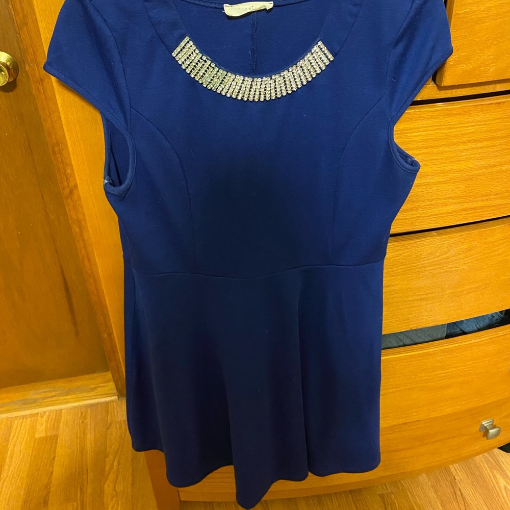 Royal blue dress